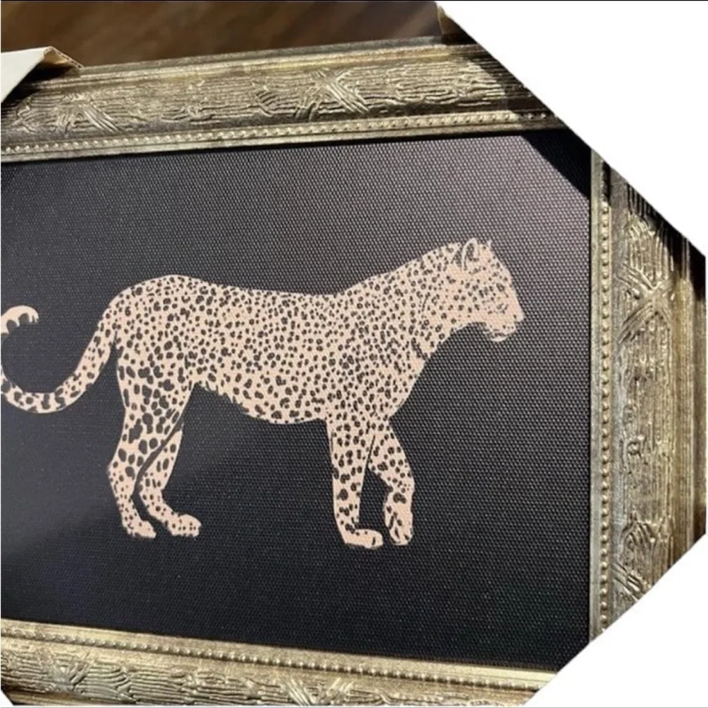 Studio McGee Cheetah Framed Wall Art Canvas 10